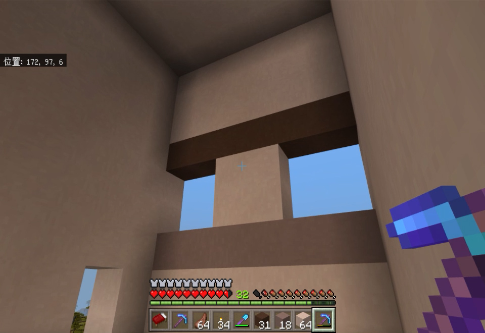 かえでのマイクラ2 Part8 巨大建築 村の守り神ゴーレム像 かえでのzine