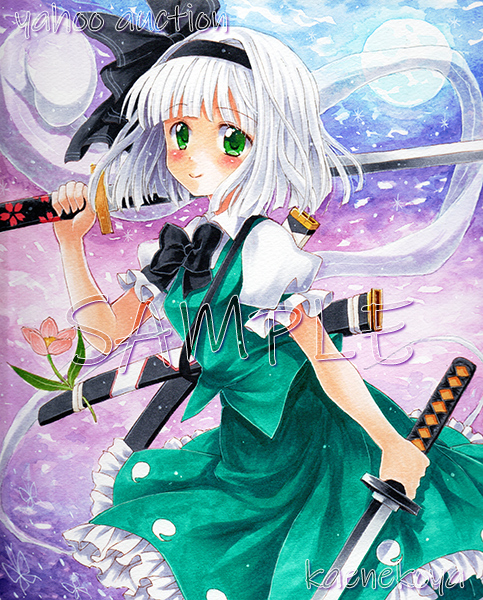 コピック手描きイラスト 東方 博麗霊夢 魂魄妖夢 ハロウィン 黒猫 かえでのzine コピック手描きイラスト 東方 博麗霊夢 魂魄妖夢 ハロウィン 黒猫 かえでのzine